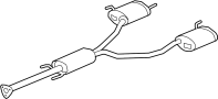 18307SZAA02 Exhaust Muffler