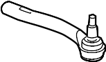 53560STXA02 Steering Tie Rod End (Left)