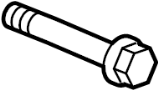 90182SZAA00 Suspension Shock Absorber Bolt (Rear, Upper)