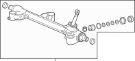53601TG7A02 Rack and Pinion Assembly