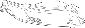 34550TG7A02 Back Up Light Assembly (Left, Rear)