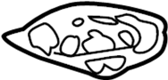 74660SH7013 Trunk Floor Access Cover