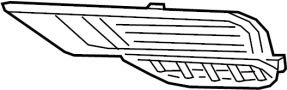 Bumper Cover Spacer Panel (Left, Front)