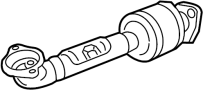 18150R5A000 Catalytic Converter (Front)