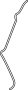 Windshield Washer Hose (Front)