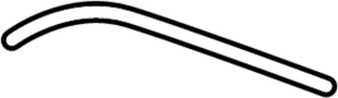 76827SFE003 Windshield Washer Hose (Front)