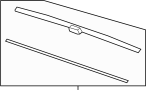 76620T0AA02 Windshield Wiper Blade (Front)
