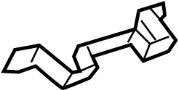83241T0AA00 Curtain Air Bag Bracket (Front)