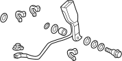 04813T0AA00ZA Seat Belt Receptacle