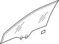 73350T0GG00 Door Glass (Left, Front)