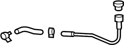 17728T0AA01 Fuel Tank Vent Hose