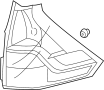 33550T0AA01 Tail Light Assembly (Left)