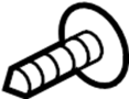 93903222J0 Screw. Grille. (Upper, Lower)