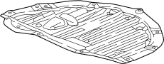 74112TLAA01 Radiator Support Splash Shield