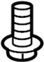 39153TLAA01 Radio Antenna Base Bolt