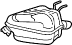 18305TLAA21 Exhaust Muffler (Left, Rear)