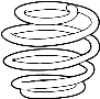 51406TLAA54 Coil Spring (Left, Front)