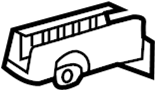 81507TLAA01ZA Seat Track Cover (Left, Front)