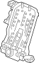 82126TLAD61 Seat Back Frame (Right, Rear)