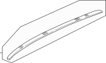 75260TLA305 Roof Luggage Carrier Side Rail (Left)