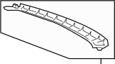 83260TLAA01ZA Roof Opening Trim (Rear)