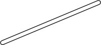 75337TLAA01 Door Molding Seal (Left, Front, Lower)