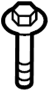 90161TLA000 Differential Mount Bolt (Upper)