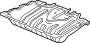 74641TLAA00 Floor Pan Splash Shield (Rear, Lower)