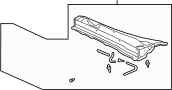 74210S9AA01ZB Cowl Cover (Left)