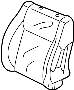 Seat Back Cushion Cover (Left, Front)