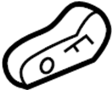 81231S9A003ZA Seat Back Recliner Adjustment Handle (Right)