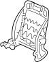 81126S9AJ11 Seat Back Frame (Right, Front)