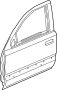 67050S9AA90ZZ Door Shell (Left, Front)