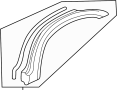 Wheel Arch Molding (Right, Rear)