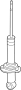 52611S9AA03 Suspension Shock Absorber (Rear)