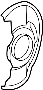 45255STKA00 Brake Dust Shield (Front)