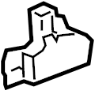 81679SNAA11ZG Seat Track Cover Cap (Left, Rear)