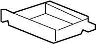 81197SWAA01ZA Seat Storage Drawer (Front)