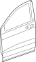 67050SWAA90ZZ Door Shell (Left, Front)
