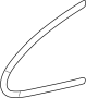 73560SWA003 Quarter Panel Molding (Left, Front)
