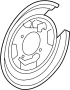 43120STKA02 Plate. Shield. Splash. Backing. (Left)