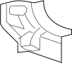 66165SWAA00ZZ Rear Body Panel Extension (Left, Rear)