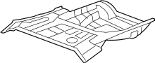 04655SXSA00ZZ Floor Pan (Rear, Lower)