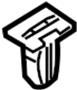 84450SWA003ZD Shelf striker. STRIKER A*TBLACK*.
