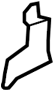 84664SWAA01 Quarter Panel Trim Panel Bracket (Left, Lower)