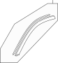 51137483005 Body B-Pillar Molding (Left, Front)