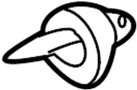 76853TM8G01 Windshield Washer Hose Grommet