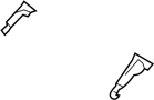 76810TM8A01 Windshield Washer Nozzle