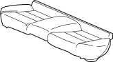 82137TM8J01 Seat Cushion Pad (Rear)
