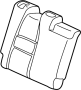 82127TM8G01 Seat Back Cushion (Right, Rear)